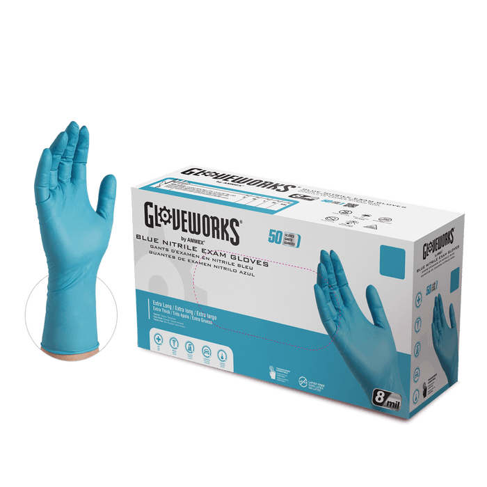 Job Select Powder Free Nitrile Gloves XXL - Box or Case